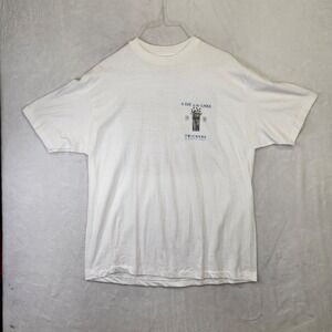 Vintage 1993 Kenneth Gordon Twickers Golf T-Shirt White Single Stitch Mens XL